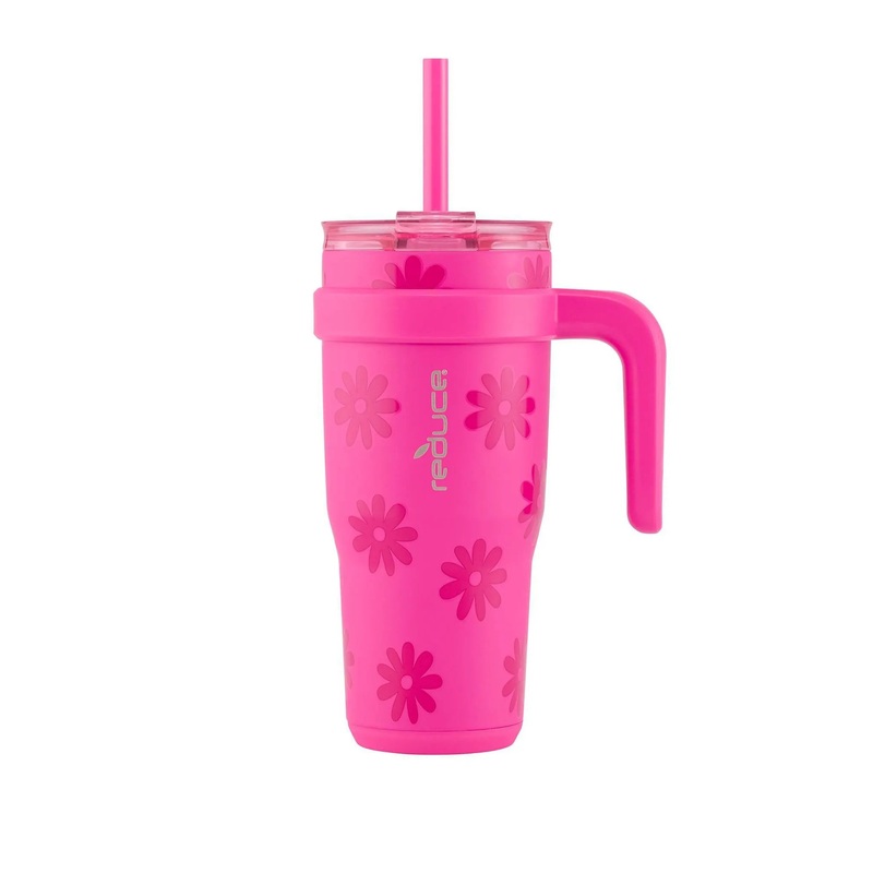 24oz Vacuum Insulated Stainless Steel Straw Tumbler