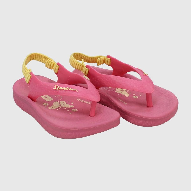 Ipanema Baby Girls’ Pink/Yellow Sandals