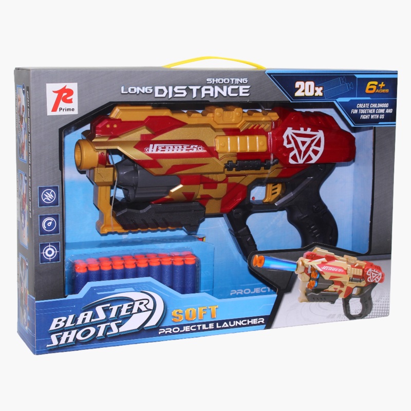 Ironman Foam Dart Blaster Gun