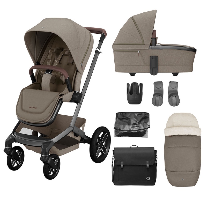 Maxi-Cosi Fame Pushchair Essential Travel System – Twillic Truffle
