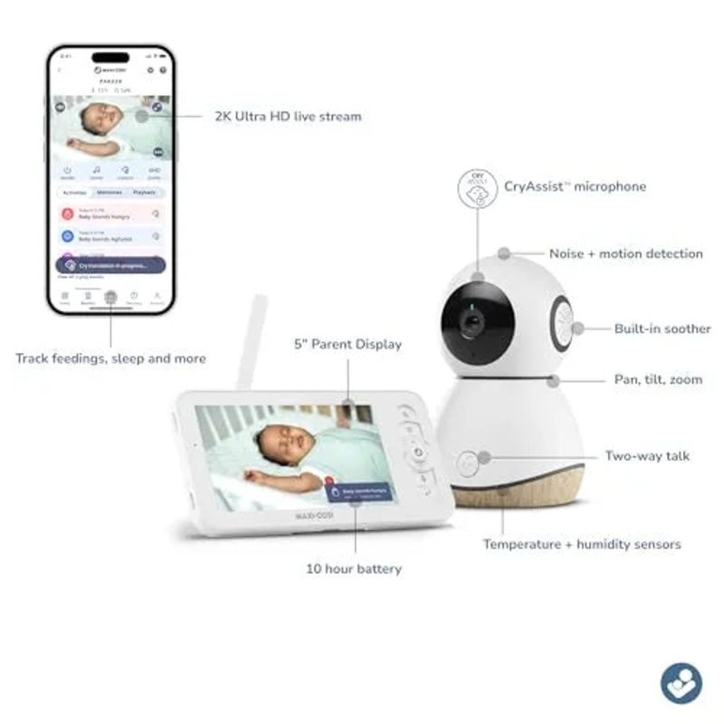 Maxi-Cosi See Pro 360 Baby Monitor with Parent Display