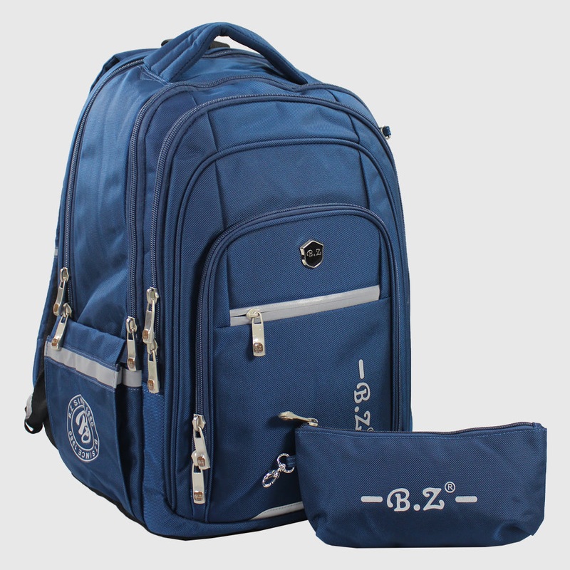 Navy 20 Inches Backpack + Pencil Case