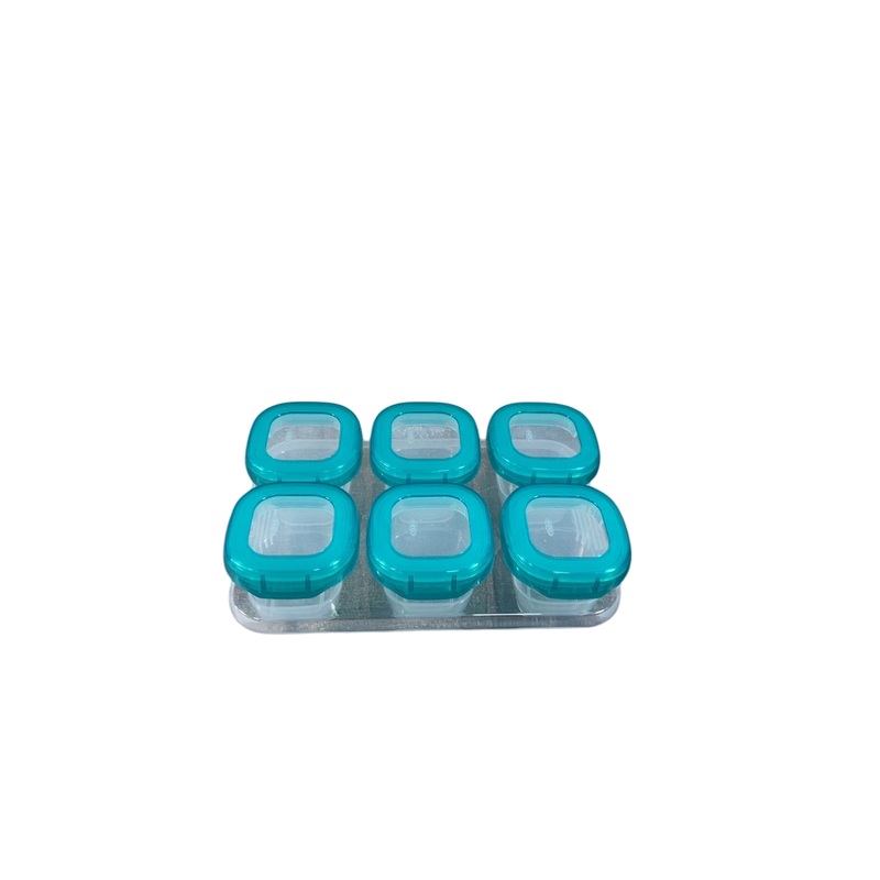 OXO Tot Baby Blocks Plastic Freezer Storage Containers 6-Pack