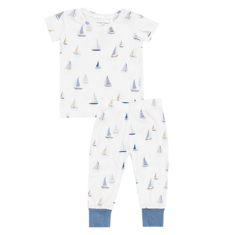 Pajama Set Sailboats Blue