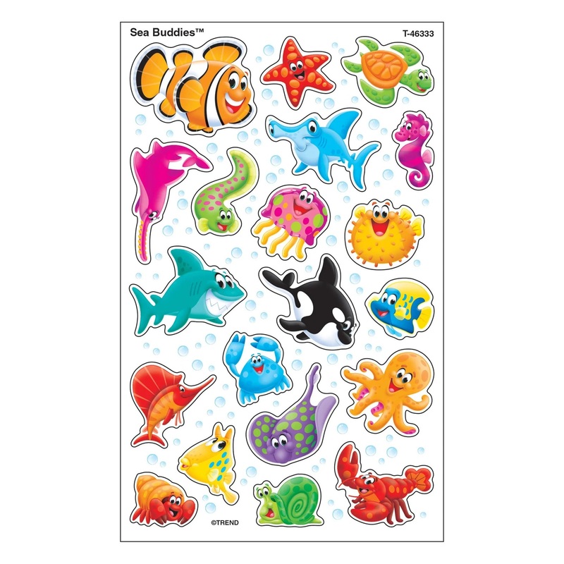 Sea Buddies superShapes Stickers  Large