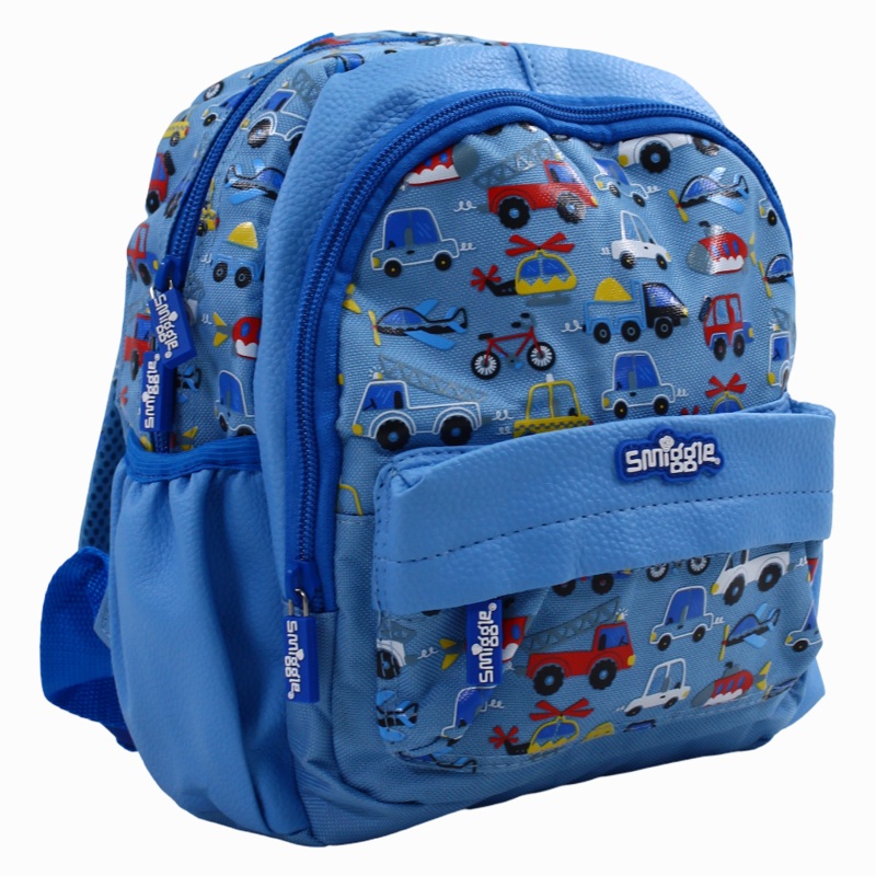 Smiggle Cars Teeny Tiny Backpack  12 Inch