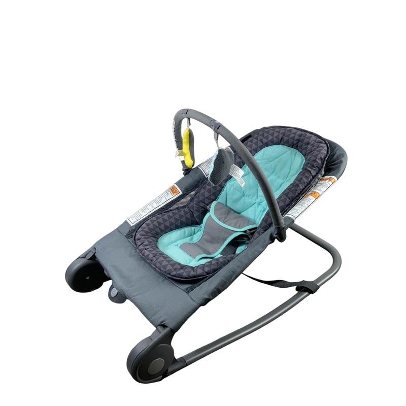 Summer Infant 2-in-1 Baby Bouncer And Rocker Duo, Gray and Teal