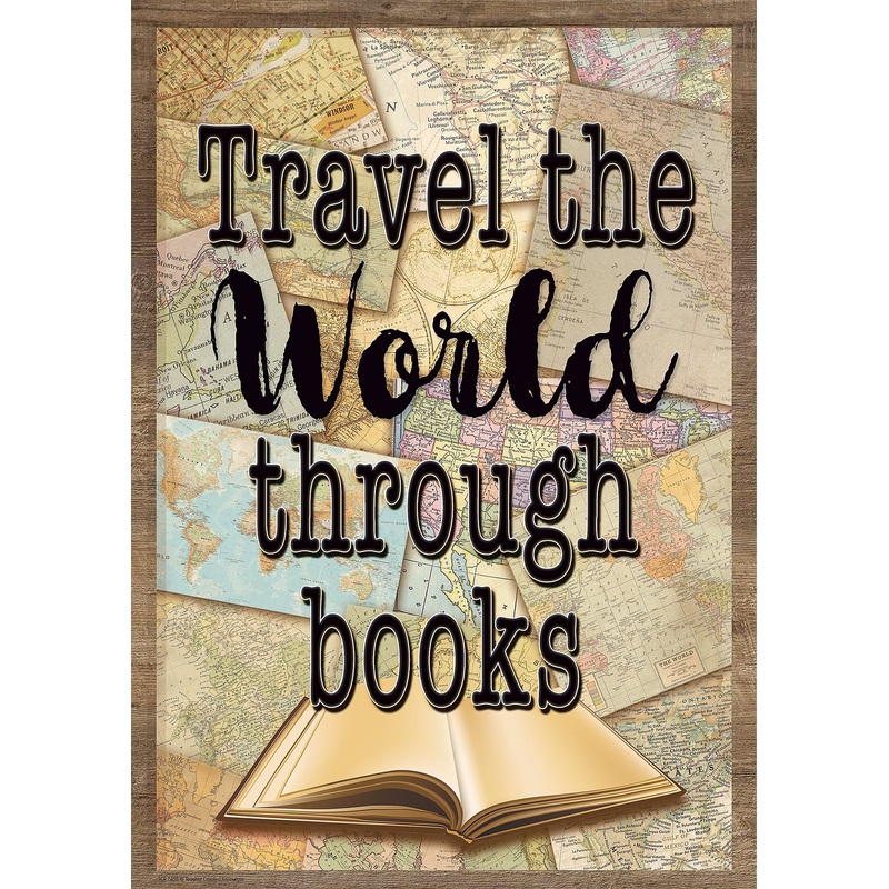 Travel the World Through Books Positive Poster(C)
