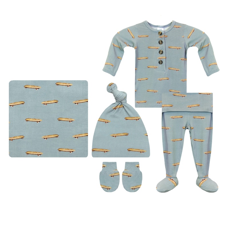 Van Newborn Hat Bundle (Top + Bottom)
