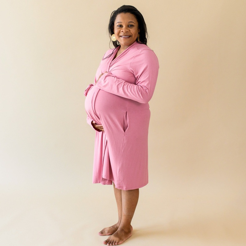Womens Lounge Robe in Apple Blossom