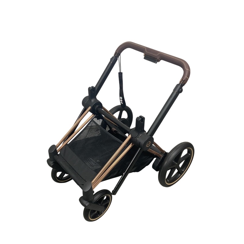 Cybex E-PRIAM Stroller Frame Only, 2024, Rosegold, with Battery