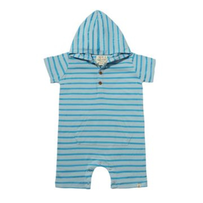 Me & Henry Charlie Hooded Romper