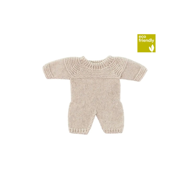 Miniland Knitted Pajamas 8 Linen Color