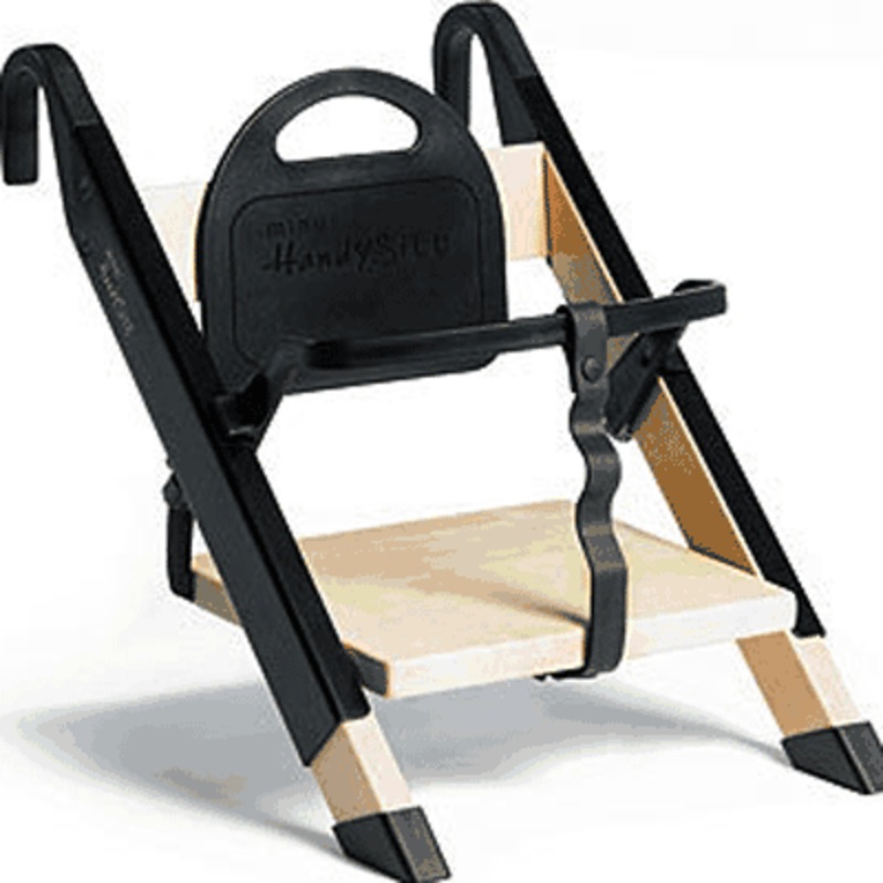 Minui HandySitt High Chair in Birch & Black