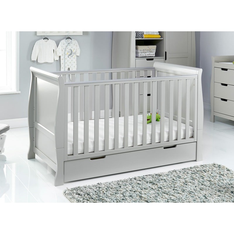Obaby Stamford Classic Cot Bed – WARM GREY