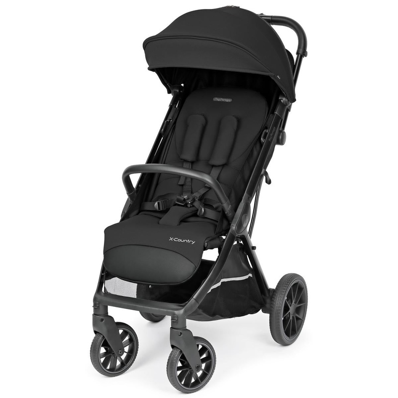 Peg Perego X-Country Compact Stroller – True Black