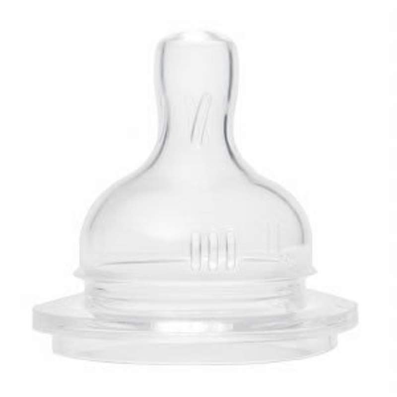Pura Stainless Wide Neck Vented Nipple – Slow Flow – 2 Pack