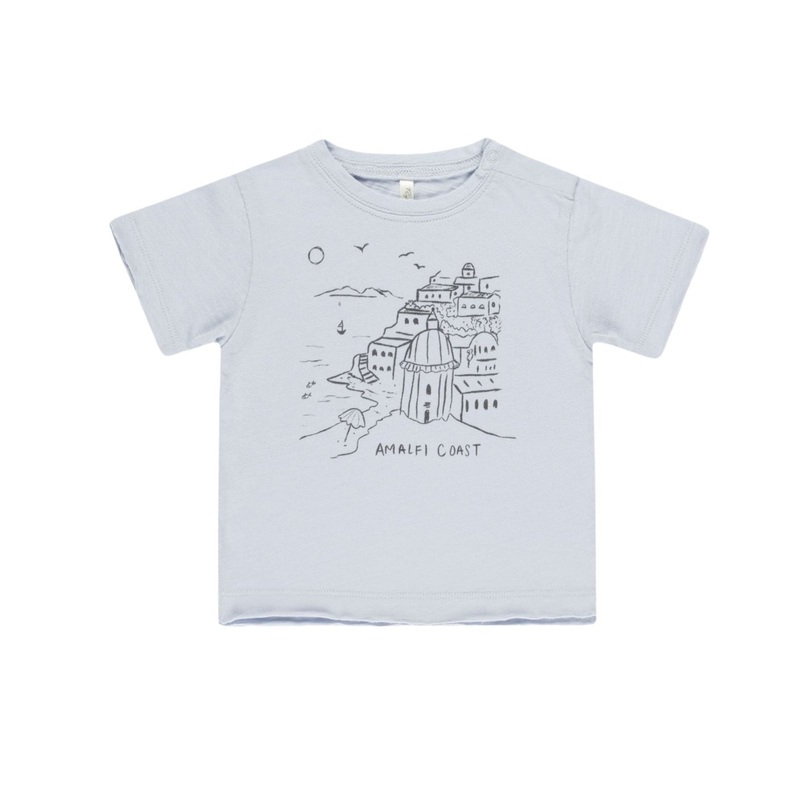 Raw Edge Tee – Amalfi Coast
