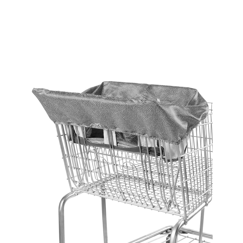 Take Cover Shopping Cart Cover – Gray Dot (See Description)