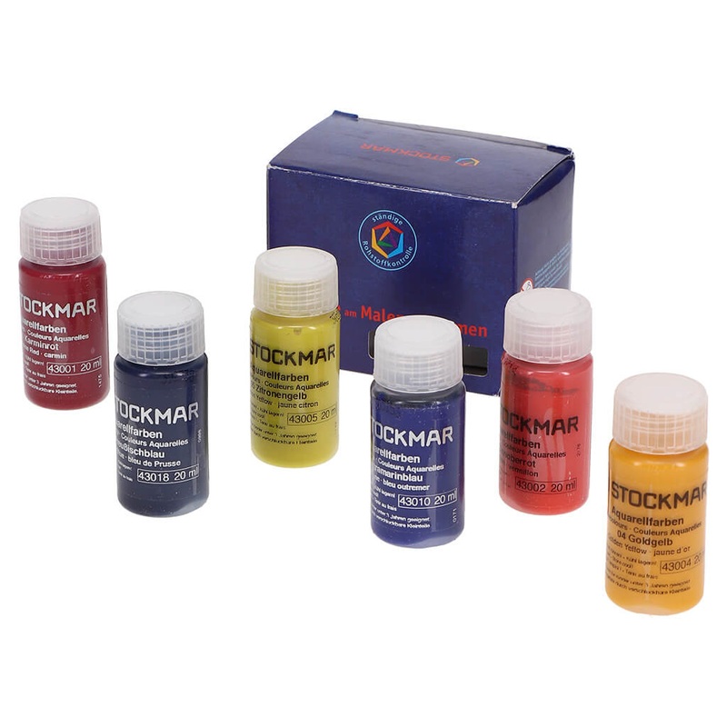 Watercolor Paint 20ml Basic Set of 6