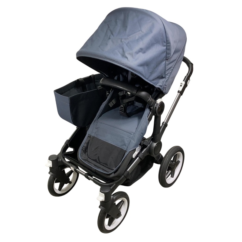 Bugaboo Donkey 5 Mono Stroller, 2021, Graphite, Stormy Blue, Stormy Blue