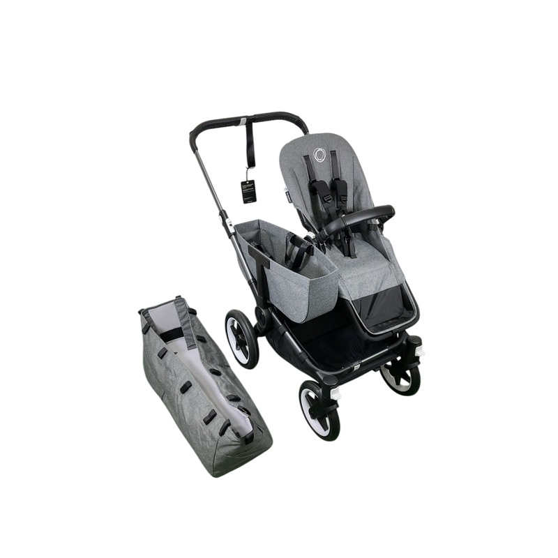 Bugaboo Donkey 5 Mono Stroller, 2024, Graphite, Grey Melange, without Canopy