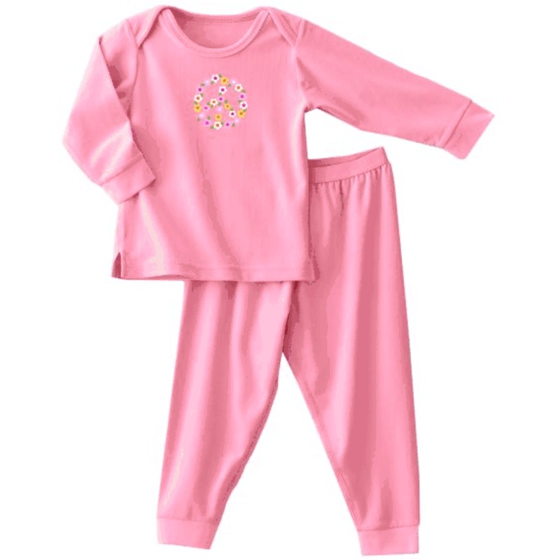 Halo ComfortLuxe Flannel Feel 2 Piece Set in Pink Peace – 18 Months