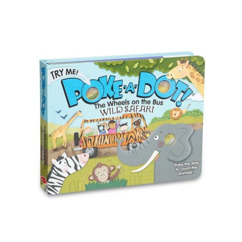Melissa & Doug Poke-A-Dot Wheels on the Bus Wild Safari