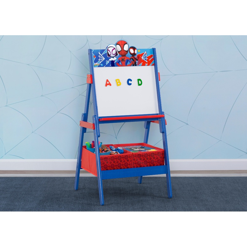 Spidey and His Amazing Friends Wooden Activity Easel with Storage