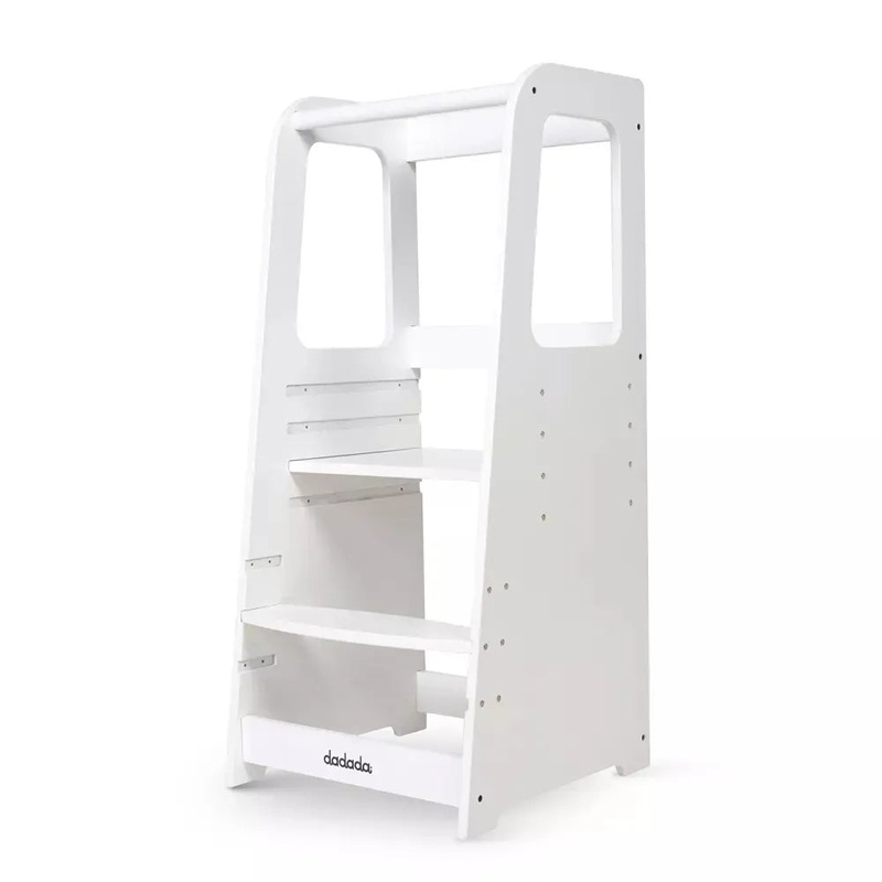 Toddler Tower Kids’ Stepping Stool – White