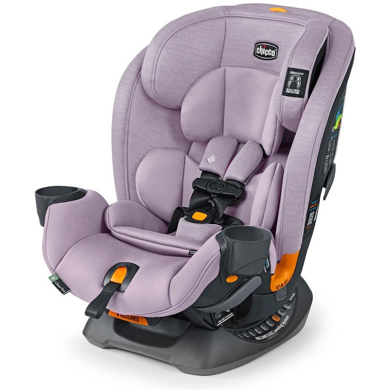 Chicco OPEN BOX OneFit ClearTex All-In-One Convertible Car Seat – Lilac