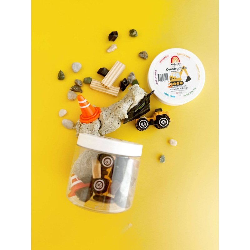 Earth Grown KidDough Construction (Cookies & Cream) Dough-To-Go