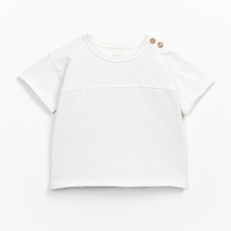 Play Up – Organic Short Sleeve Tee – White