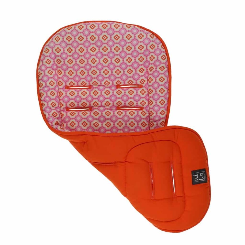 Short Stroller Mat Florence Pink