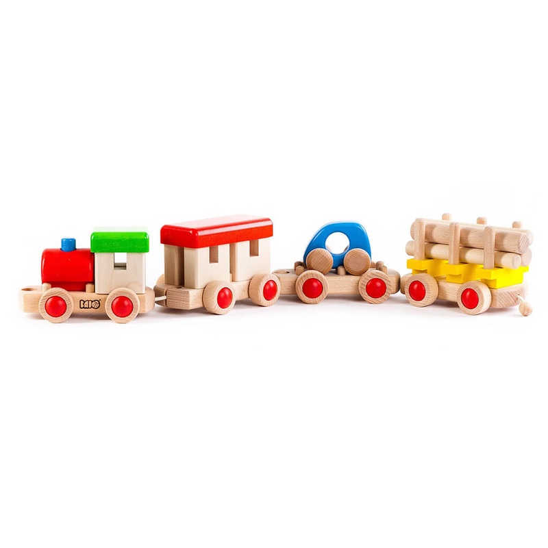 Wooden Train to Build Color