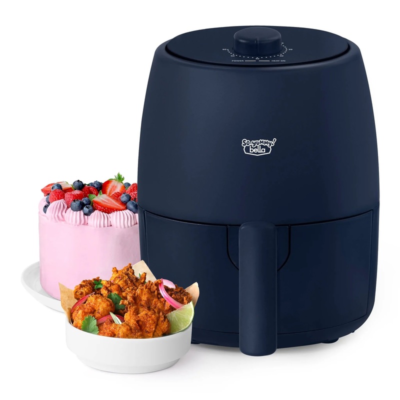 2qt Air Fryer – Navy