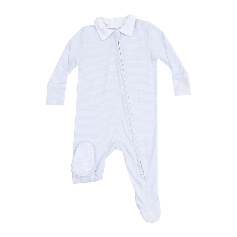 ADR 2 Way Zipper Footie Stripe Polo