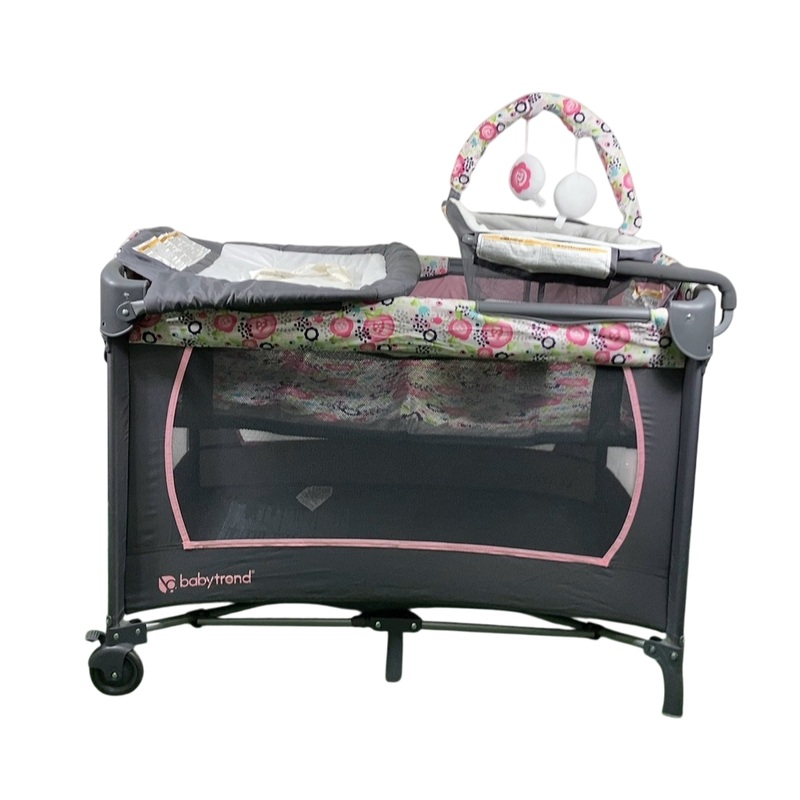 Baby Trend Lil Snooze Deluxe Nursery Playard, Flora