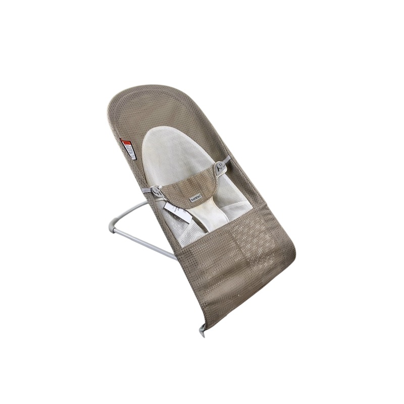 BabyBjorn Bouncer Balance, Gray Beige Mesh, Light Gray Frame