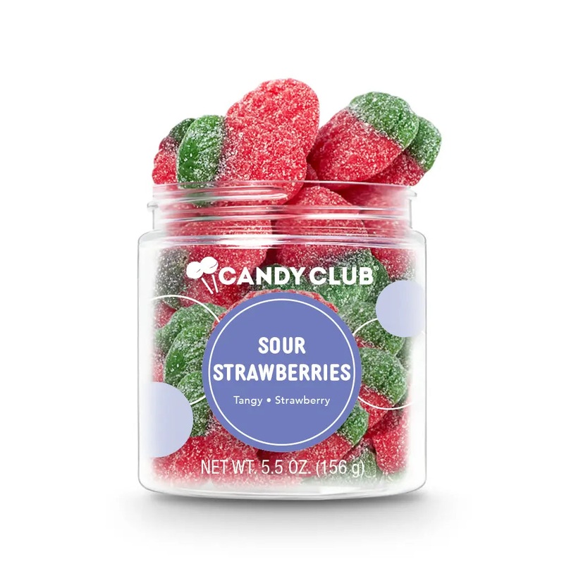 Candy Club Sour Strawberry Gummies