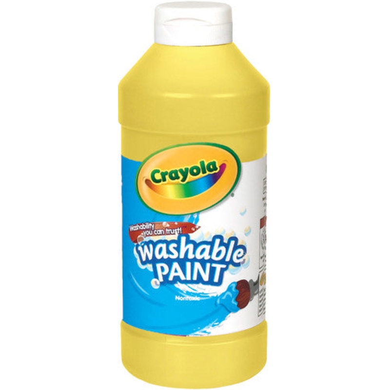Crayola Washable Paint, 16 oz., Yellow
