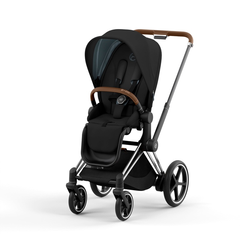 Cybex ePriam 2 Complete Stroller Chrome/Brown