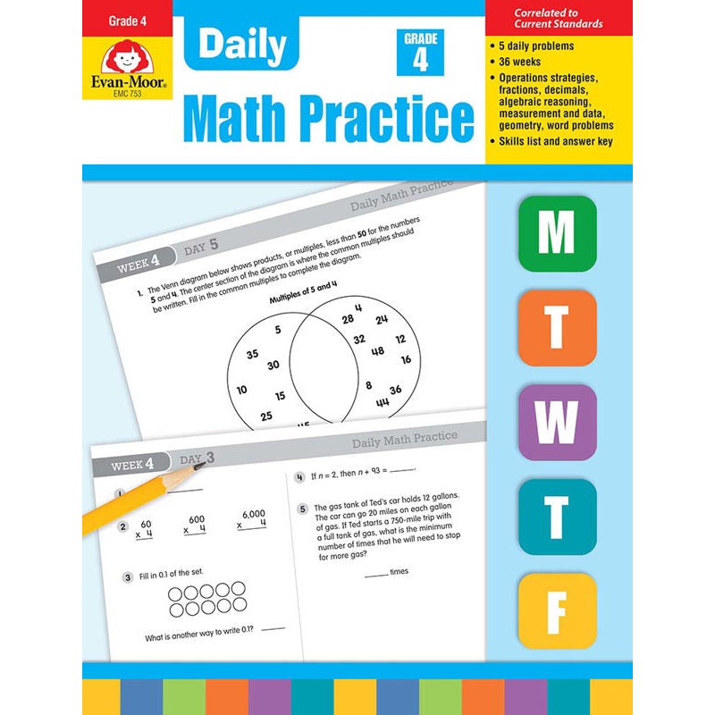 Daily Math Practice – Grade 4