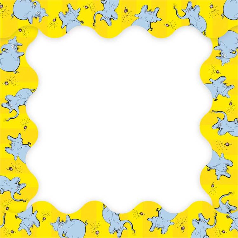Horton Hears A Who Tossed Pattern Deco Trim (D)