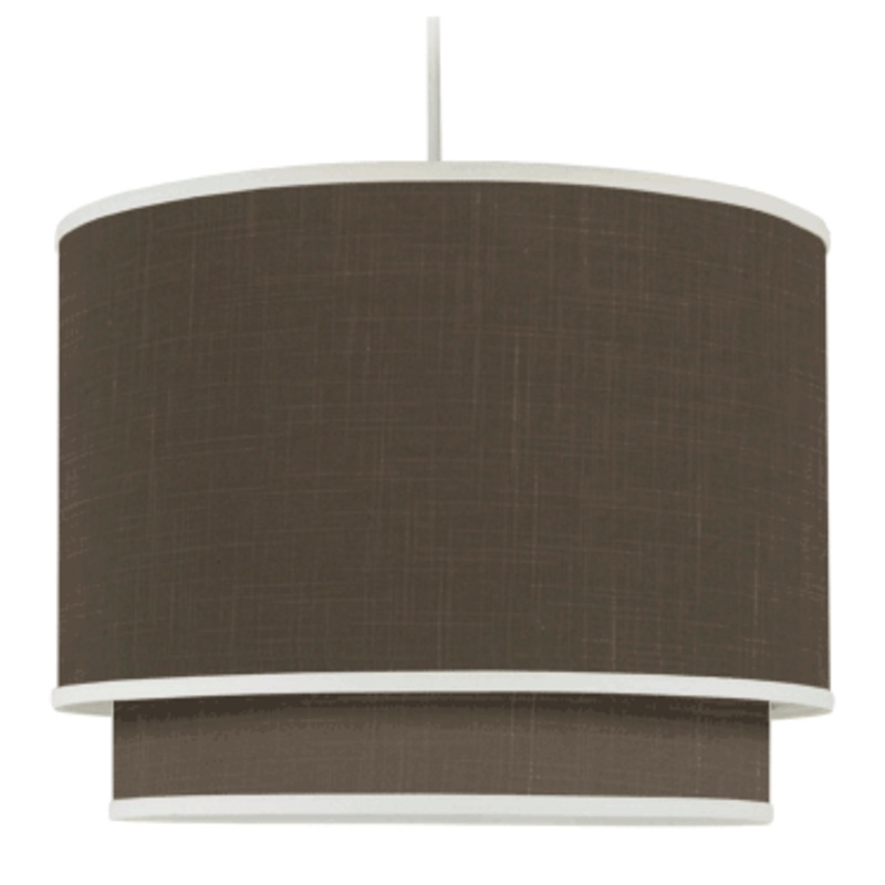 Oilo Solid Double Cylinder Light in Brown