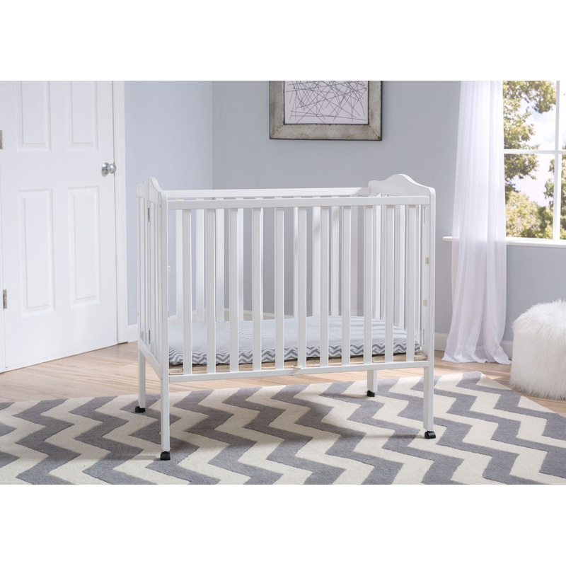 Portable Folding Crib with Mattress