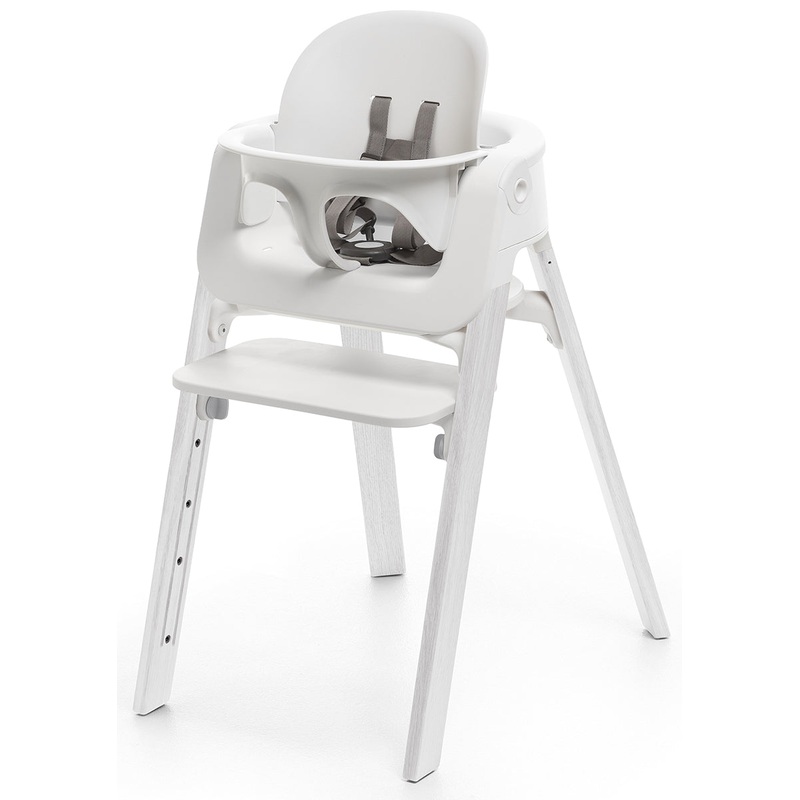 Stokke Steps High Chair – White/Oak White/White