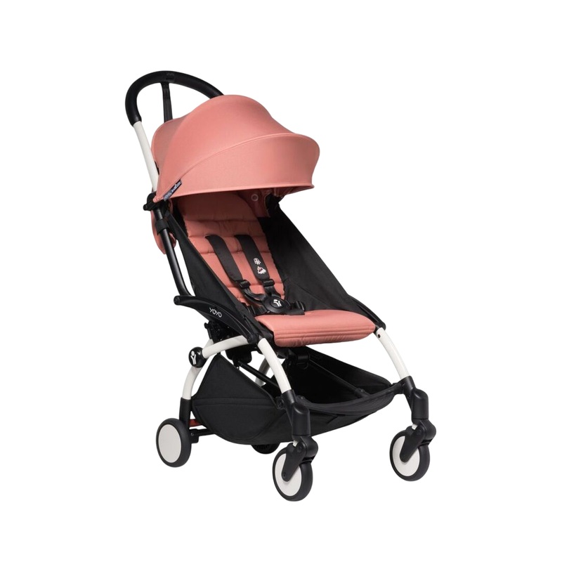 Babyzen YOYO2 Complete Stroller, 2022, White with Ginger
