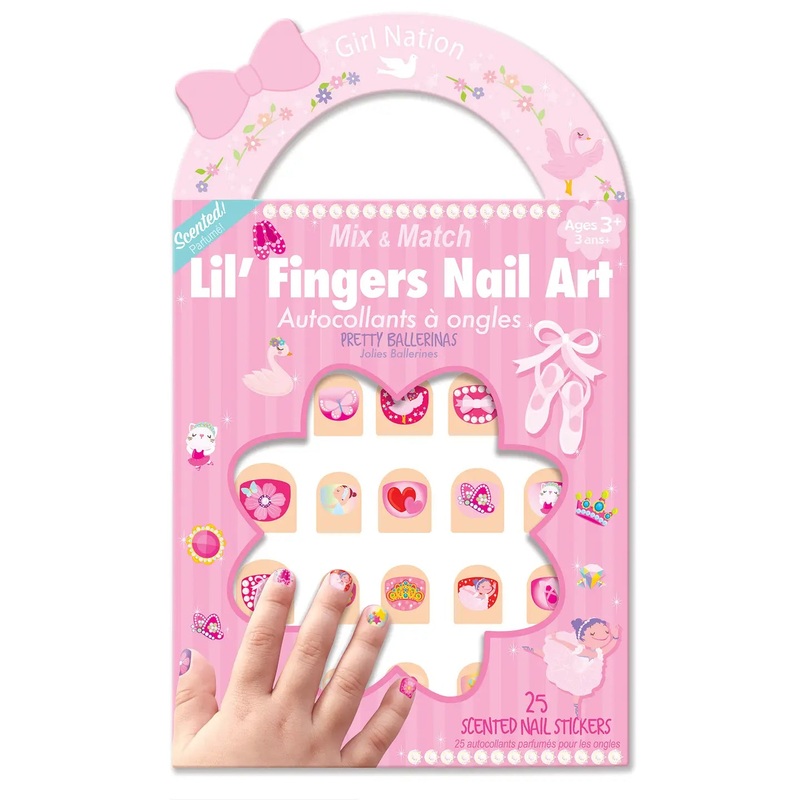 Girl Nation Lil’ Fingers Nail Art – Pretty Ballerinas