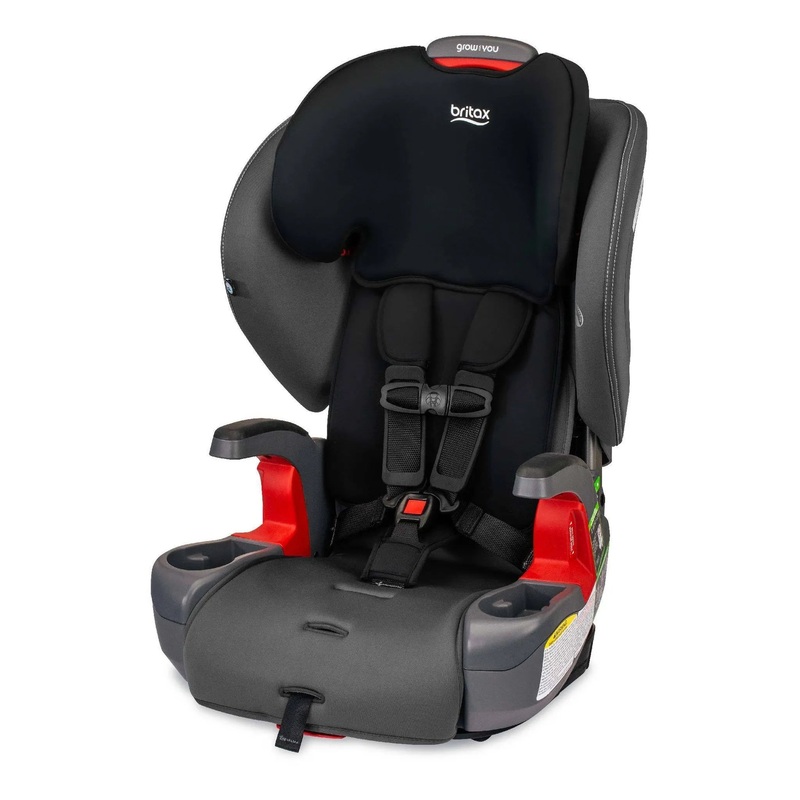 Grow with You Harness SafeWash Booster Car Seat – Mod Black